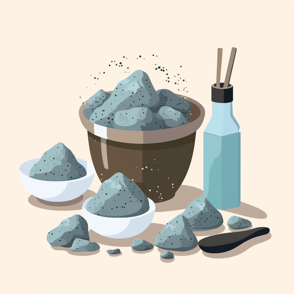 Image of rock tumbler, rough rocks, pumice, water, and a sealable container