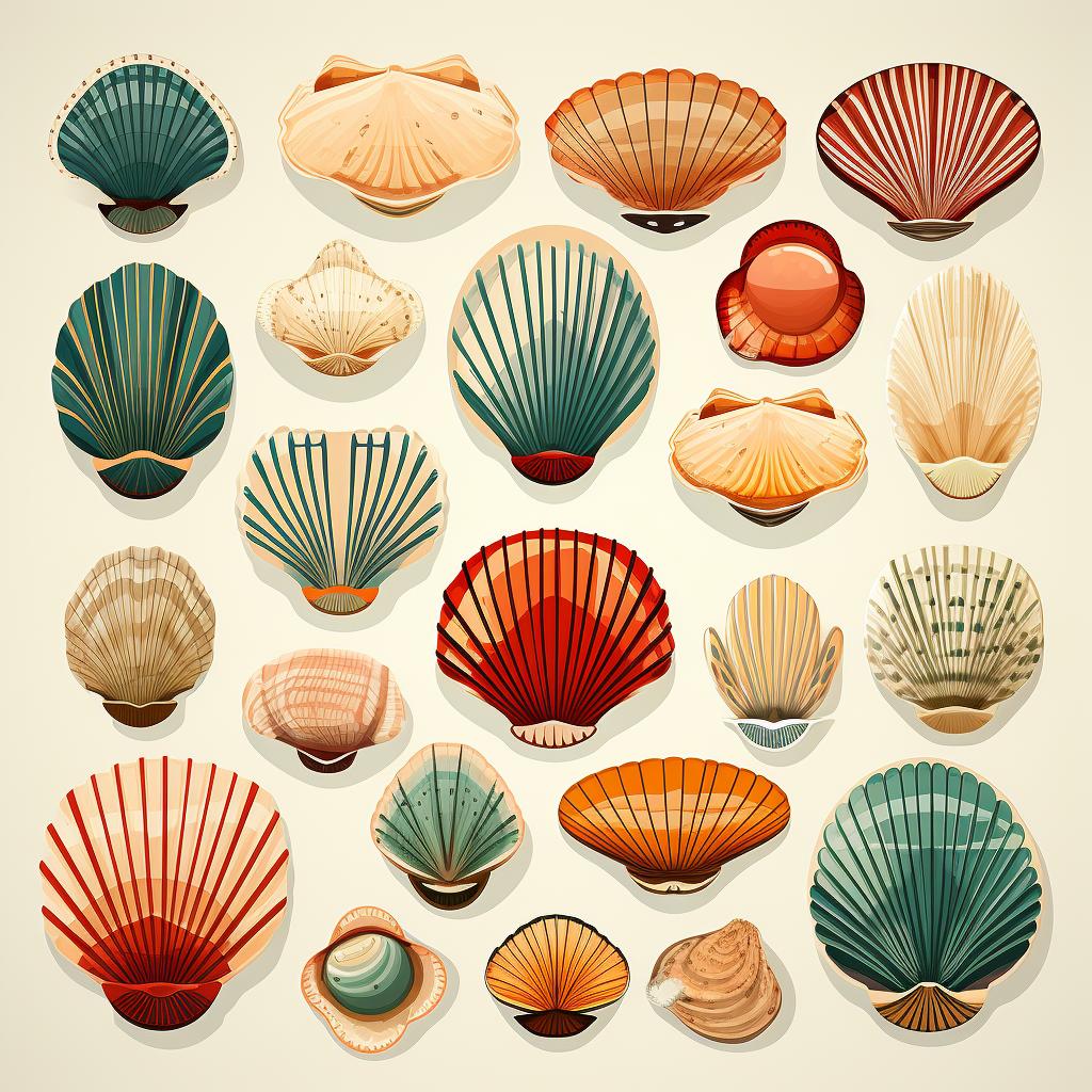A selection of sturdy seashells